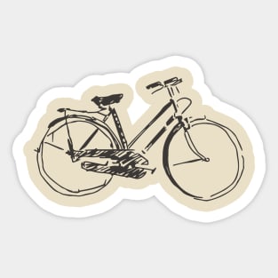 Bicycle in my heart Sticker